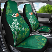 Ireland Cross Celtic Car Seat Cover Irish Pride Shamrock - Wonder Print Shop