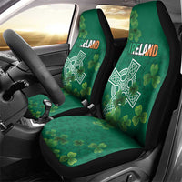 Ireland Cross Celtic Car Seat Cover Irish Pride Shamrock - Wonder Print Shop