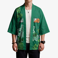 Ireland Cross Celtic Personalized Kimono Irish Pride Shamrock - Wonder Print Shop