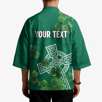 Ireland Cross Celtic Personalized Kimono Irish Pride Shamrock - Wonder Print Shop