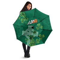 Ireland Cross Celtic Umbrella Irish Pride Shamrock - Wonder Print Shop