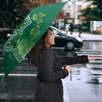 Ireland Cross Celtic Umbrella Irish Pride Shamrock - Wonder Print Shop