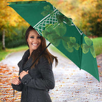 Ireland Cross Celtic Umbrella Irish Pride Shamrock - Wonder Print Shop