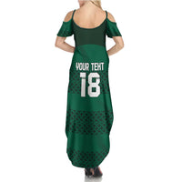 Custom Ireland Rugby Family Matching Summer Maxi Dress and Hawaiian Shirt Celtic Heritage - Wonder Print Shop