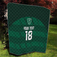 Custom Ireland Rugby Quilt Celtic Heritage - Wonder Print Shop