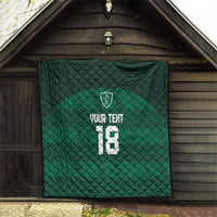 Custom Ireland Rugby Quilt Celtic Heritage - Wonder Print Shop