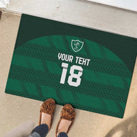 Custom Ireland Rugby Rubber Doormat Celtic Heritage - Wonder Print Shop