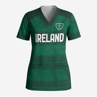 Custom Ireland Rugby Scrub Top Celtic Heritage - Wonder Print Shop