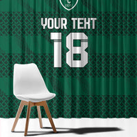 Custom Ireland Rugby Window Curtain Celtic Heritage - Wonder Print Shop