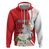 Personalized Georgia Independence Restoration Day Hoodie Dzala Ertobashia Rosa Laevigata