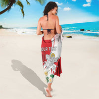 Personalized Georgia Independence Restoration Day Sarong Dzala Ertobashia Rosa Laevigata