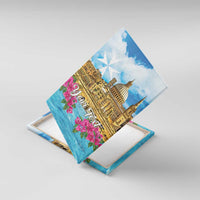 Personalized Malta Canvas Wall Art Valletta Capital Maltese Cross