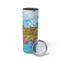 Personalized Malta Skinny Tumbler Valletta Capital Maltese Cross