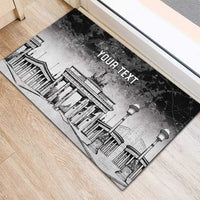 Personalized Germany Berlin Wall Rubber Doormat Tag der Deutschen Einheit