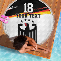 Custom Germany Football Beach Blanket Come On DFB-Team