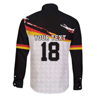 Custom Germany Football Family Matching Short Sleeve Bodycon Dress and Hawaiian Shirt Come On DFB-Team