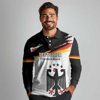 Custom Germany Football Long Sleeve Polo Shirt Come On DFB-Team