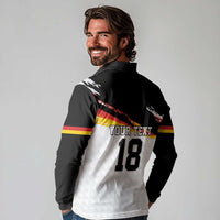 Custom Germany Football Long Sleeve Polo Shirt Come On DFB-Team