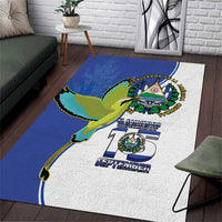 El Salvador Independence Day Area Rug Dios Union Libertad - Wonder Print Shop