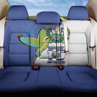 El Salvador Independence Day Back Car Seat Cover Dios Union Libertad - Wonder Print Shop