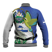 El Salvador Independence Day Baseball Jacket Dios Union Libertad - Wonder Print Shop