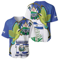 El Salvador Independence Day Baseball Jersey Dios Union Libertad - Wonder Print Shop