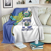 El Salvador Independence Day Blanket Dios Union Libertad - Wonder Print Shop