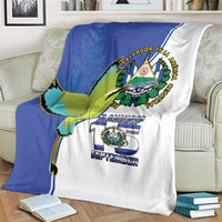 El Salvador Independence Day Blanket Dios Union Libertad - Wonder Print Shop