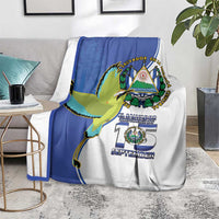El Salvador Independence Day Blanket Dios Union Libertad - Wonder Print Shop
