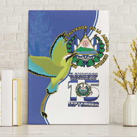 El Salvador Independence Day Canvas Wall Art Dios Union Libertad - Wonder Print Shop