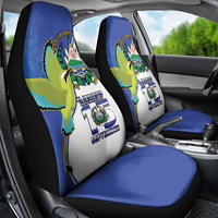 El Salvador Independence Day Car Seat Cover Dios Union Libertad - Wonder Print Shop