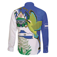 El Salvador Independence Day Family Matching Short Sleeve Bodycon Dress and Hawaiian Shirt Dios Union Libertad - Wonder Print Shop