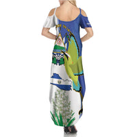 El Salvador Independence Day Family Matching Summer Maxi Dress and Hawaiian Shirt Dios Union Libertad - Wonder Print Shop