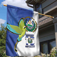 El Salvador Independence Day Garden Flag Dios Union Libertad - Wonder Print Shop