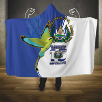 El Salvador Independence Day Hooded Blanket Dios Union Libertad - Wonder Print Shop