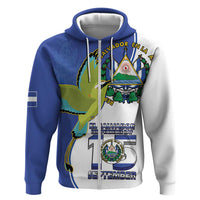 El Salvador Independence Day Hoodie Dios Union Libertad - Wonder Print Shop