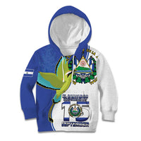El Salvador Independence Day Kid Hoodie Dios Union Libertad - Wonder Print Shop