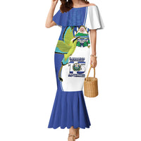 El Salvador Independence Day Mermaid Dress Dios Union Libertad - Wonder Print Shop