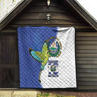 El Salvador Independence Day Quilt Dios Union Libertad - Wonder Print Shop