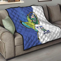 El Salvador Independence Day Quilt Dios Union Libertad - Wonder Print Shop