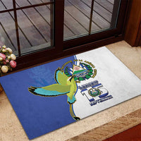 El Salvador Independence Day Rubber Doormat Dios Union Libertad - Wonder Print Shop