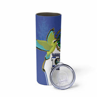 El Salvador Independence Day Skinny Tumbler Dios Union Libertad - Wonder Print Shop