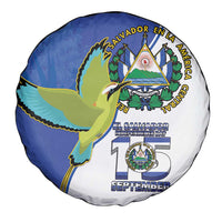 El Salvador Independence Day Spare Tire Cover Dios Union Libertad - Wonder Print Shop