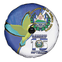 El Salvador Independence Day Spare Tire Cover Dios Union Libertad - Wonder Print Shop