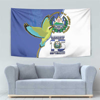 El Salvador Independence Day Tapestry Dios Union Libertad - Wonder Print Shop