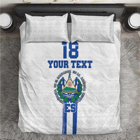 Custom El Salvador Football Bedding Set La Selecta Sporty Style - Wonder Print Shop