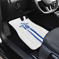 Custom El Salvador Football Car Mats La Selecta Sporty Style - Wonder Print Shop