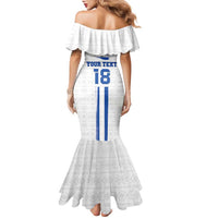 Custom El Salvador Football Family Matching Mermaid Dress and Hawaiian Shirt La Selecta Sporty Style - Wonder Print Shop