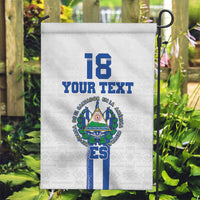 Custom El Salvador Football Garden Flag La Selecta Sporty Style - Wonder Print Shop