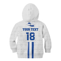 Custom El Salvador Football Kid Hoodie La Selecta Sporty Style - Wonder Print Shop